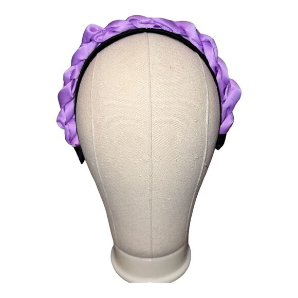 INC International Concepts Braided Fabric Headband Purple NWT - Picture 1 of 5